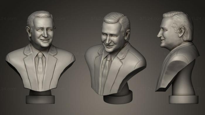 Бюсты и барельефы известных личностей (Тед Круз, BUSTC_0598) 3D модель для ЧПУ станка